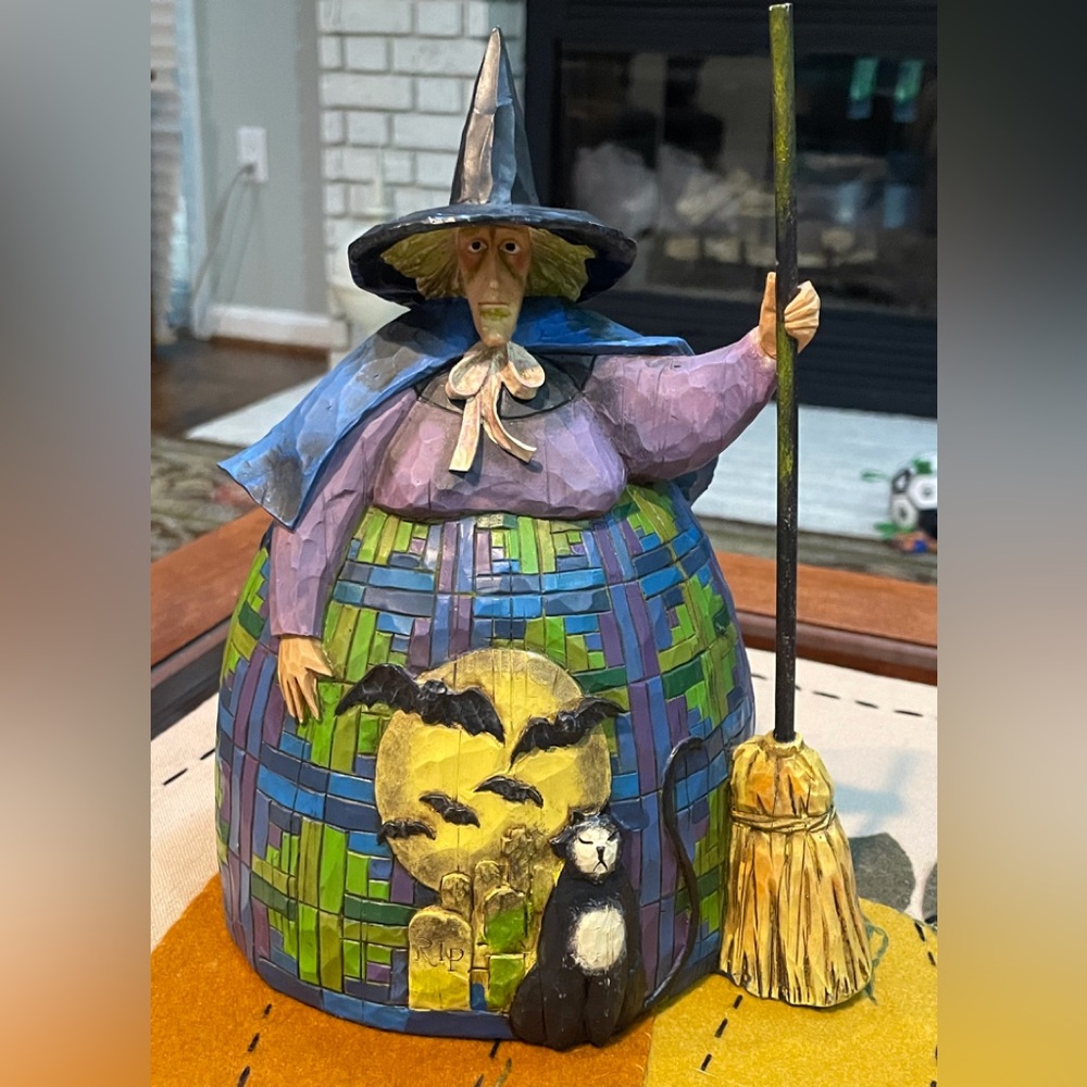 Halloween Heartwood Creek Jim Shore Witch Let The Magic Begin